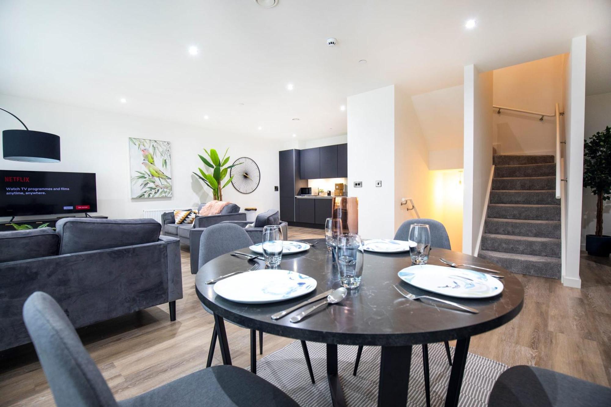 Luxury Free Parking Townhouse Βίλα Μάντσεστερ Εξωτερικό φωτογραφία